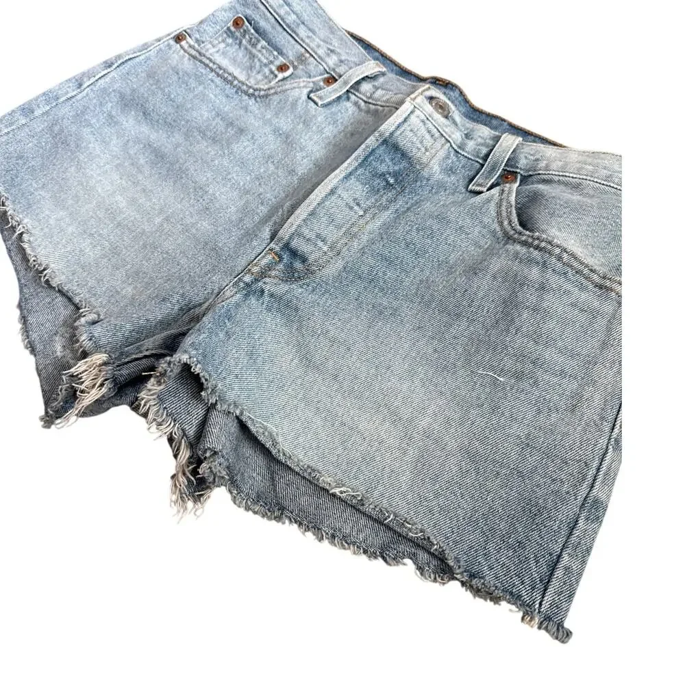 Levi's 501 Light‎ Wash Micro Vibes Shorts Size 29
