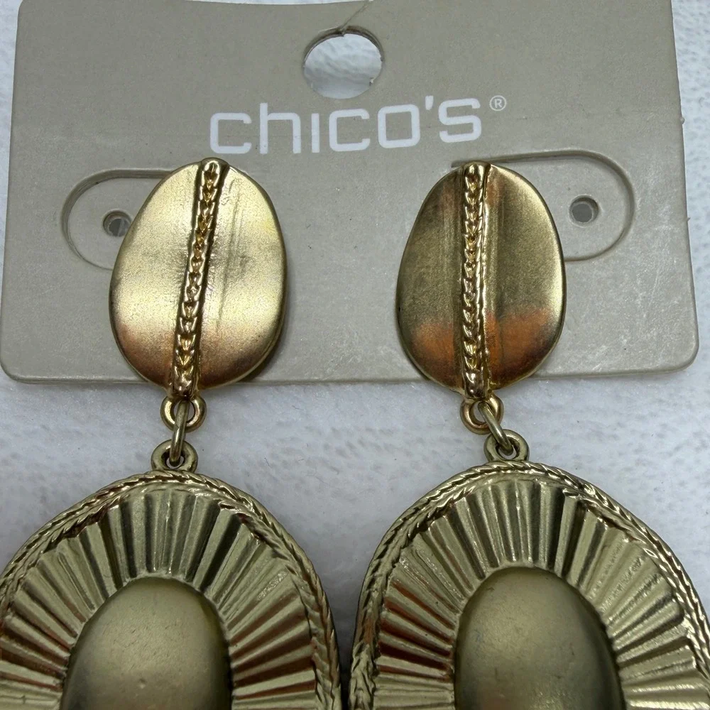 Chicos matte gold