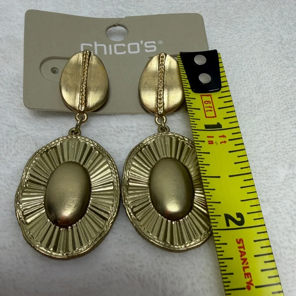Chicos matte gold