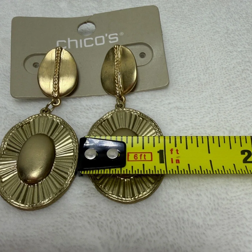 Chicos matte gold