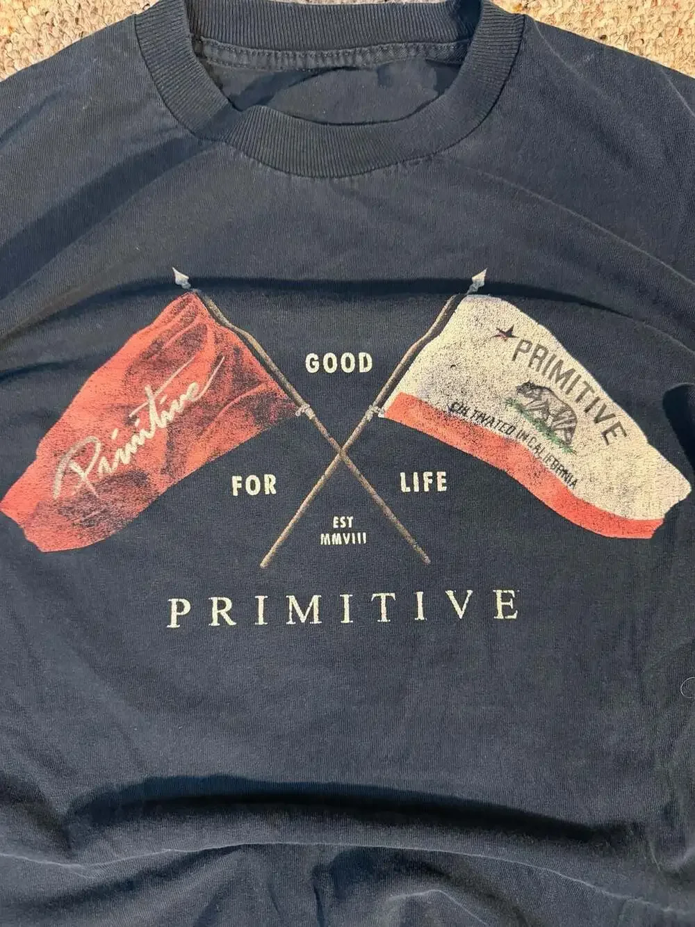 Primitive‎ Good For Life Graphic T-Shirt Navy