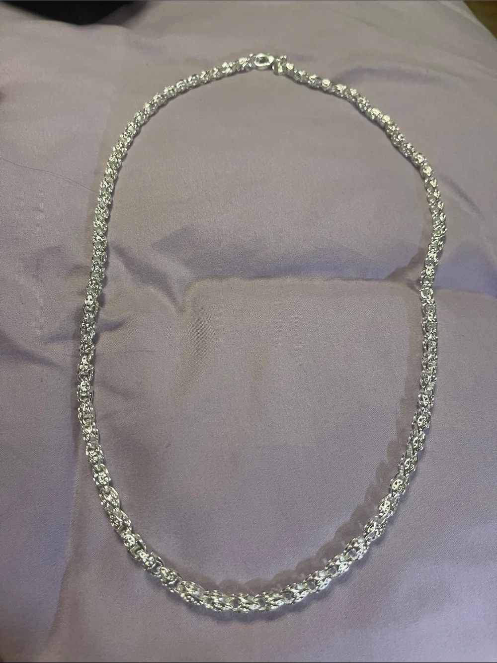 New Sterling Silver Rope Chain Necklace - 24”