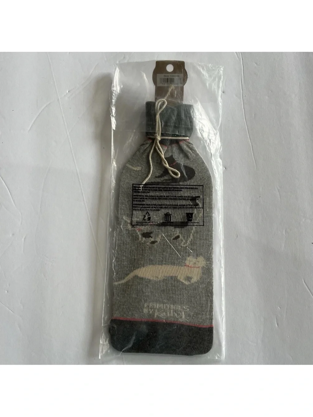 Primitives By Kathy Wine Bottle Sock Cats 1 Sock  New