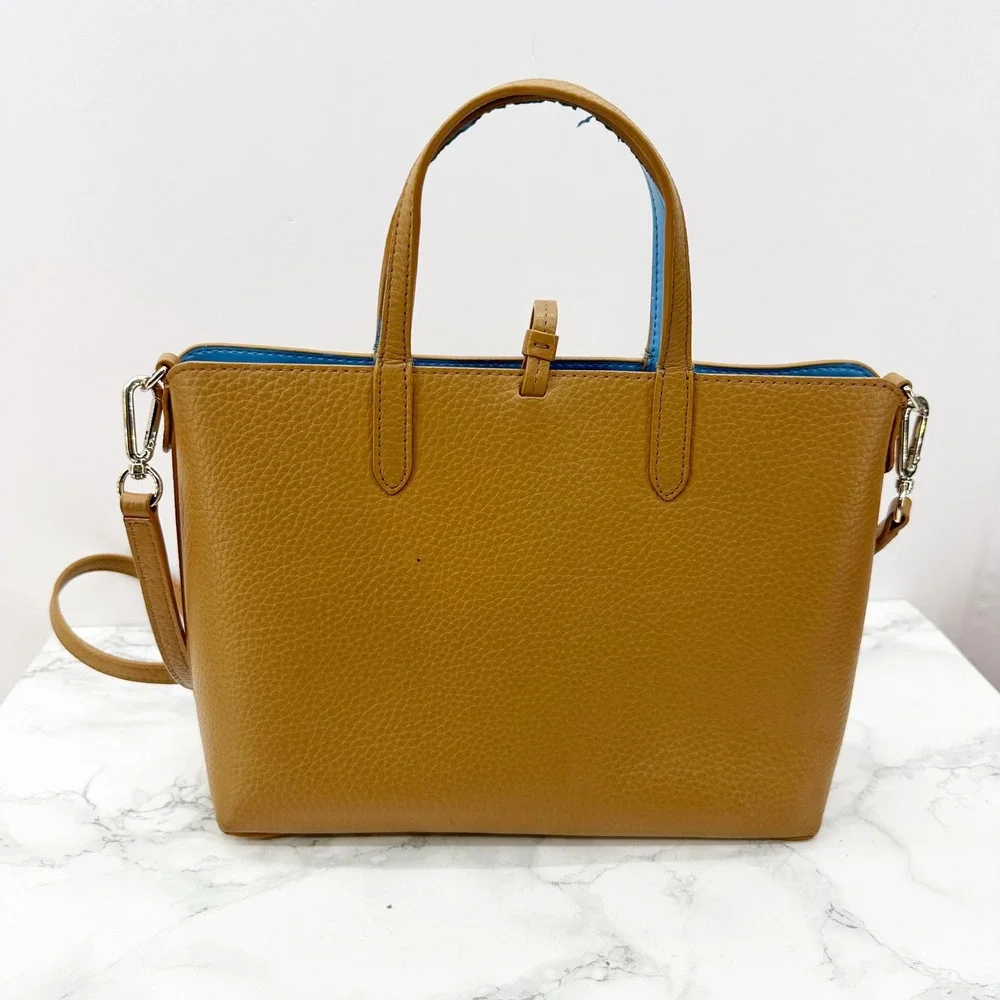 Draper James pebbled leather