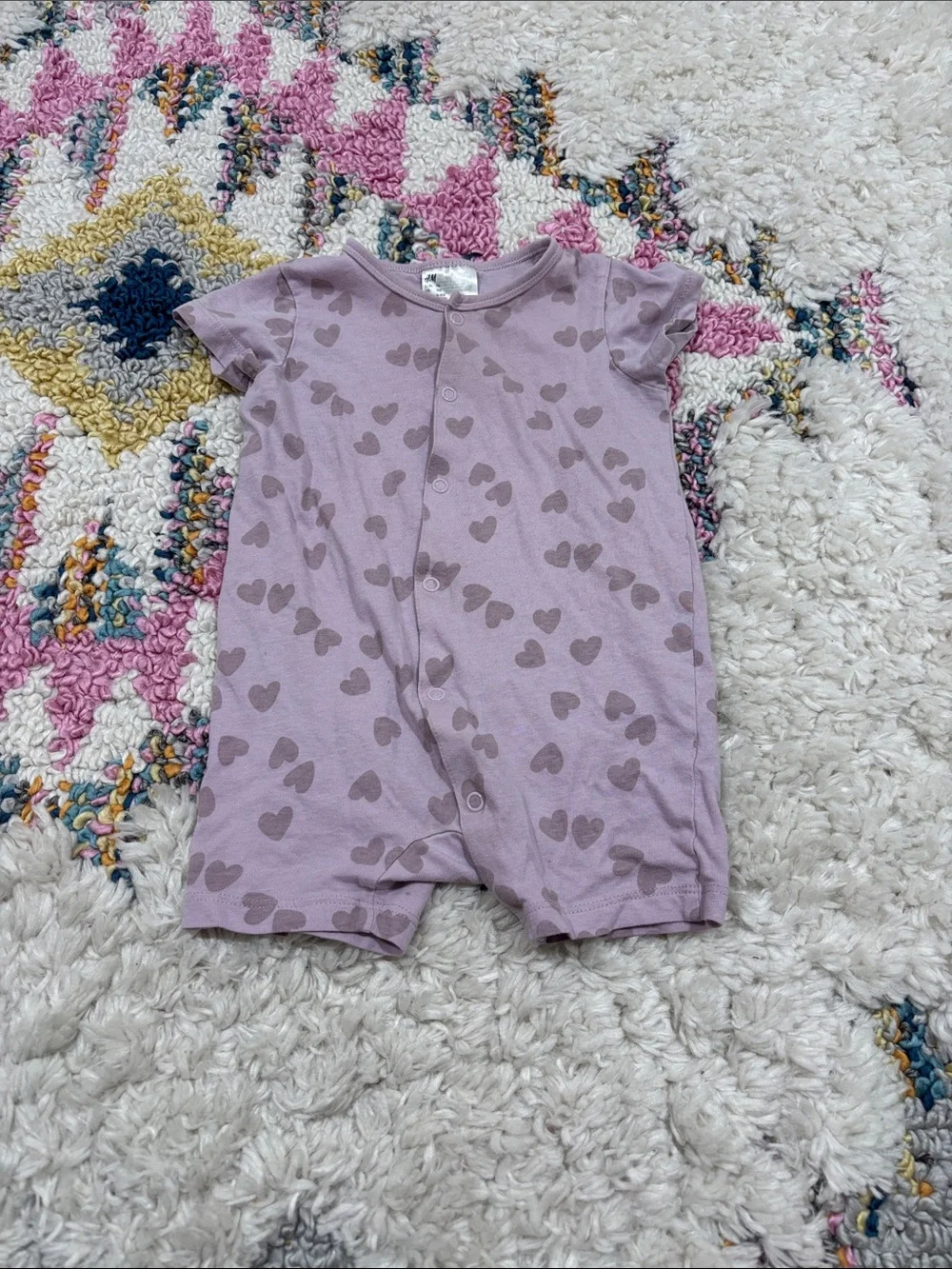 H&M Heart Pajama Romper