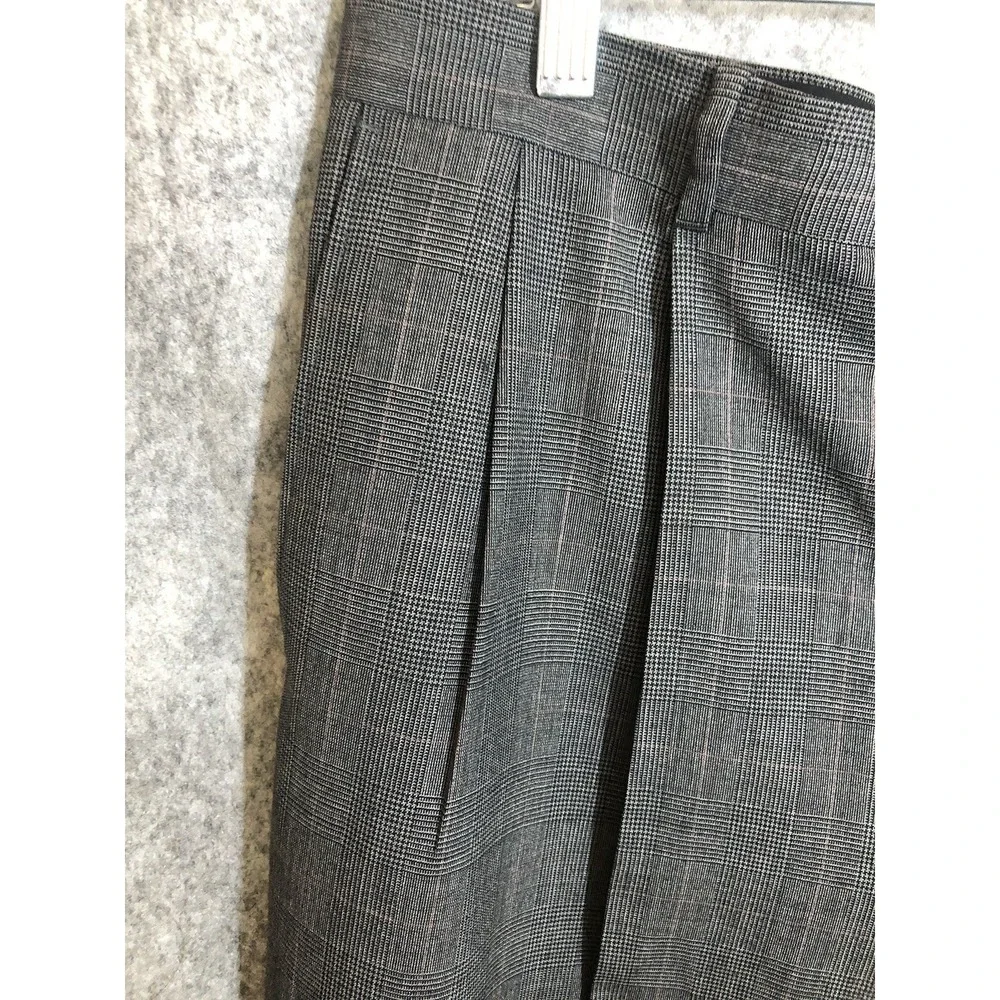 Gerald Austin Suit Gray Check 46R Wool Blazer Sport Coat  36 Trouser Business