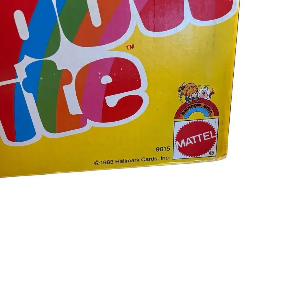 1983 Mattel Rainbow Brite Baby Brite Doll Cloth Diaper Bottle New Sealed Vintage