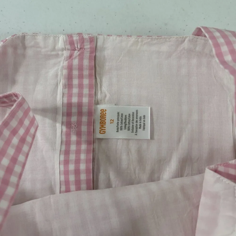 Gymboree pink plaid