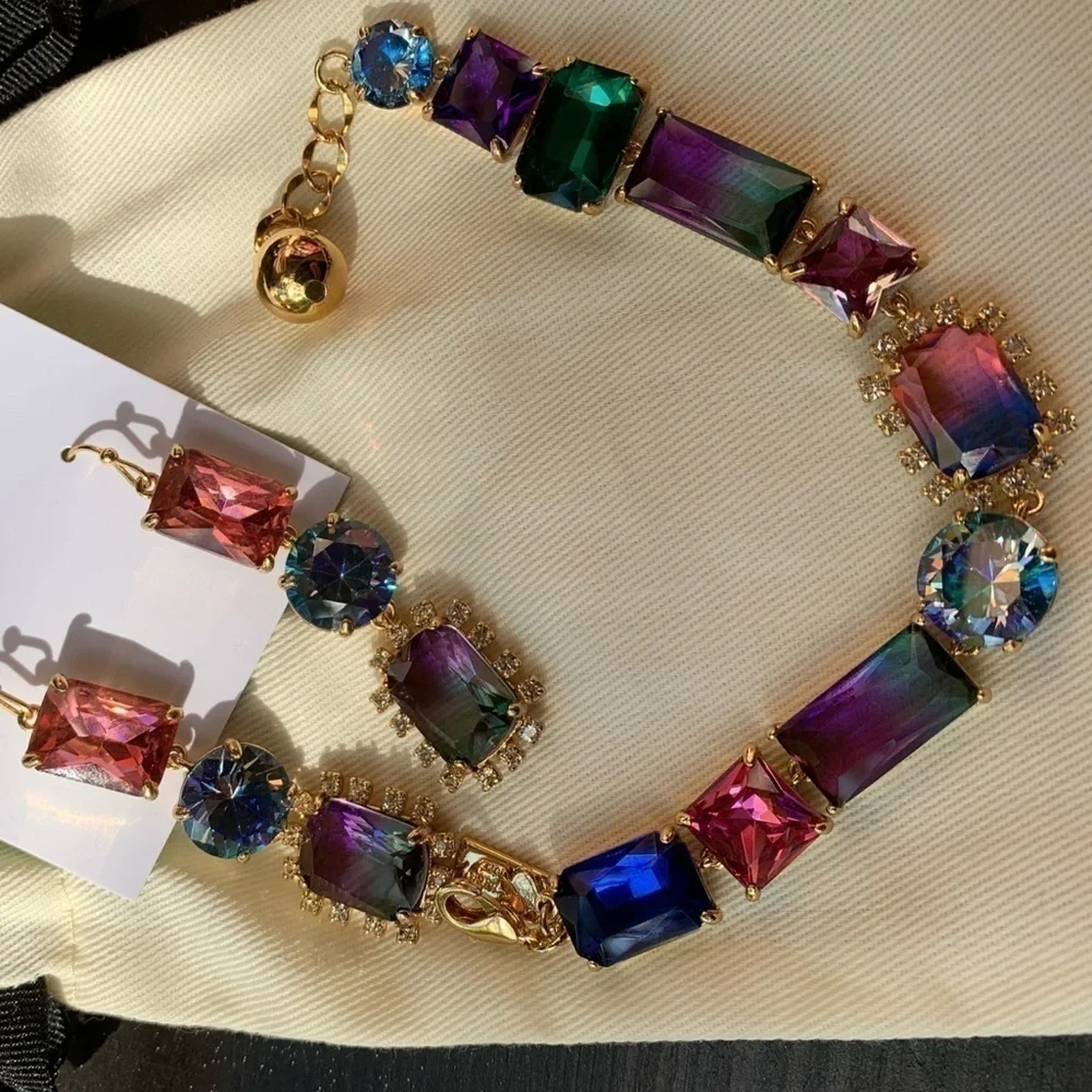 Kate Spade Multicolor Crush Bracelet Earrings Set