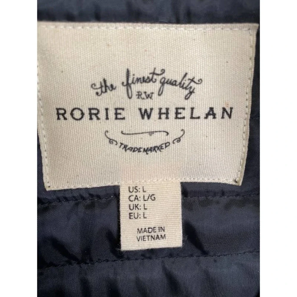 Rorie‎ Whelan Men's Sweater Vest Zip Front Quilted Large NWOTs