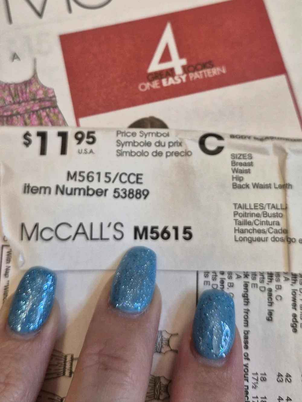 McCalls mccall m5615