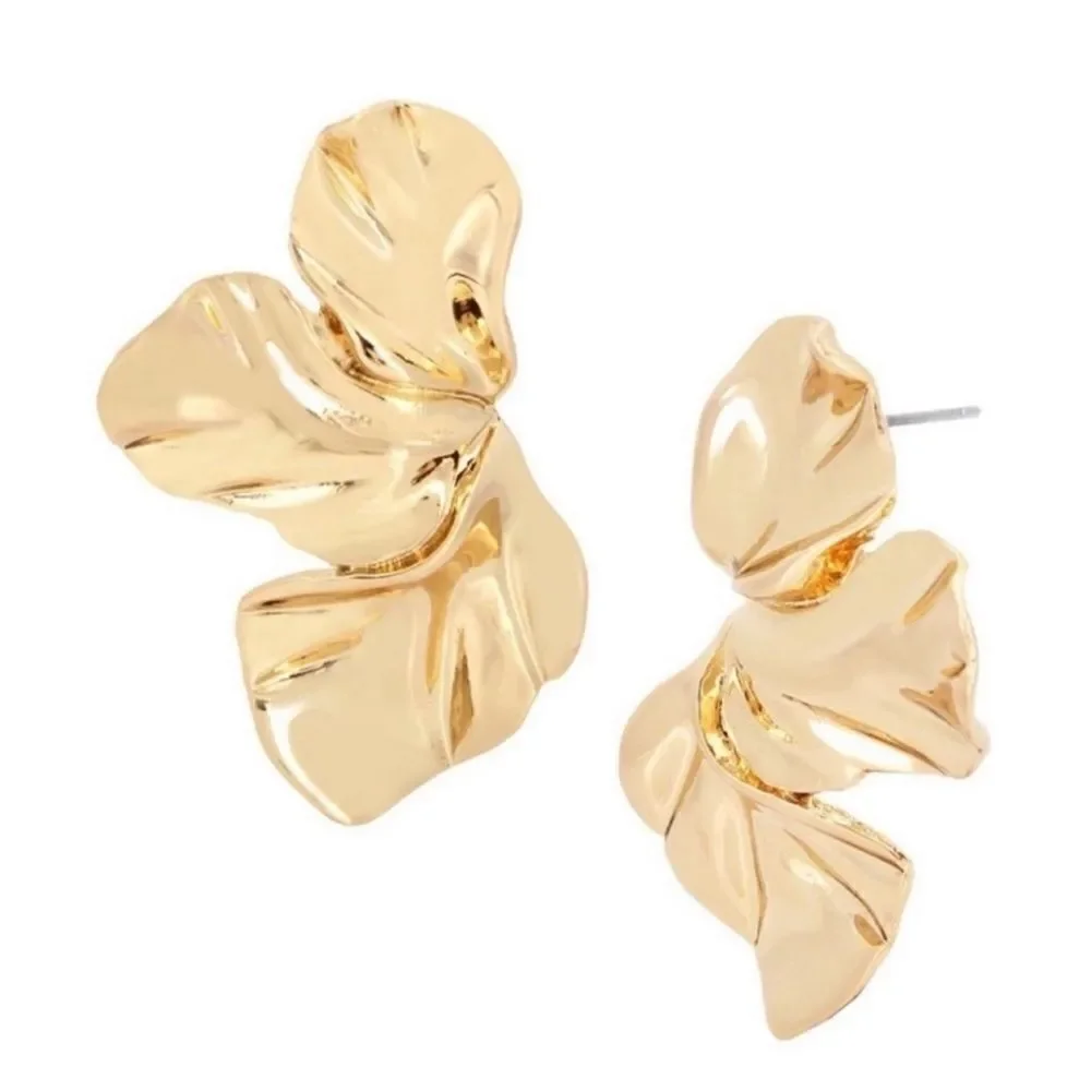 Flower statement  earrings  #197