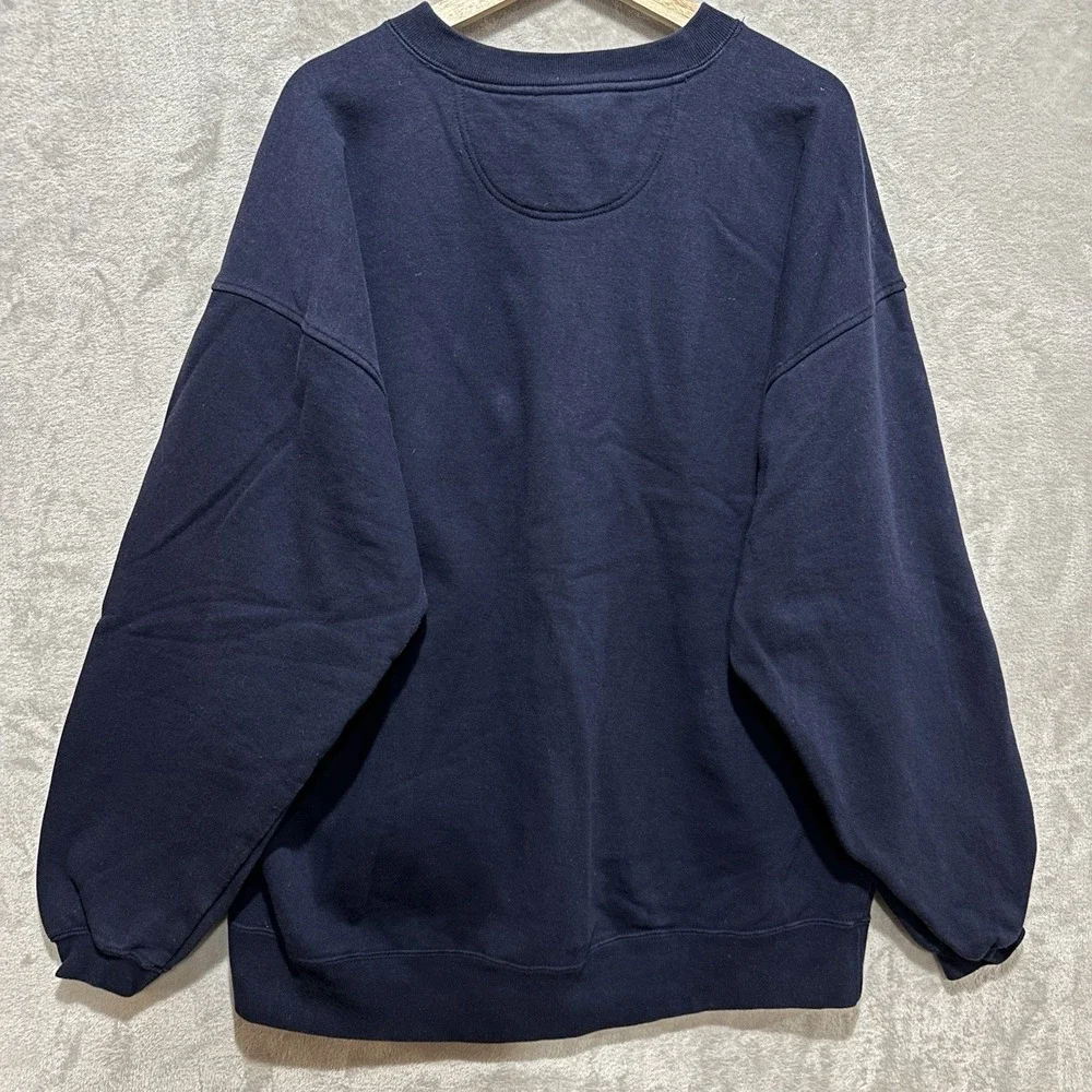 Miller Park Milwaukee VTG Puma‎ Sweatshirt XL Navy Blue Wisconsin Crewneck Logo
