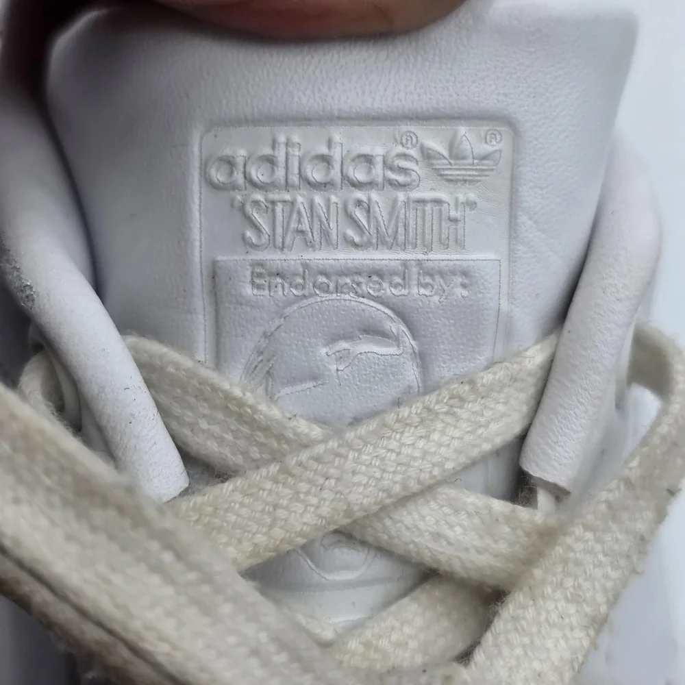 Adidas‎ Stan Smith Shoes Womens Size 6 White Leather Tennis Sneakers Q47225