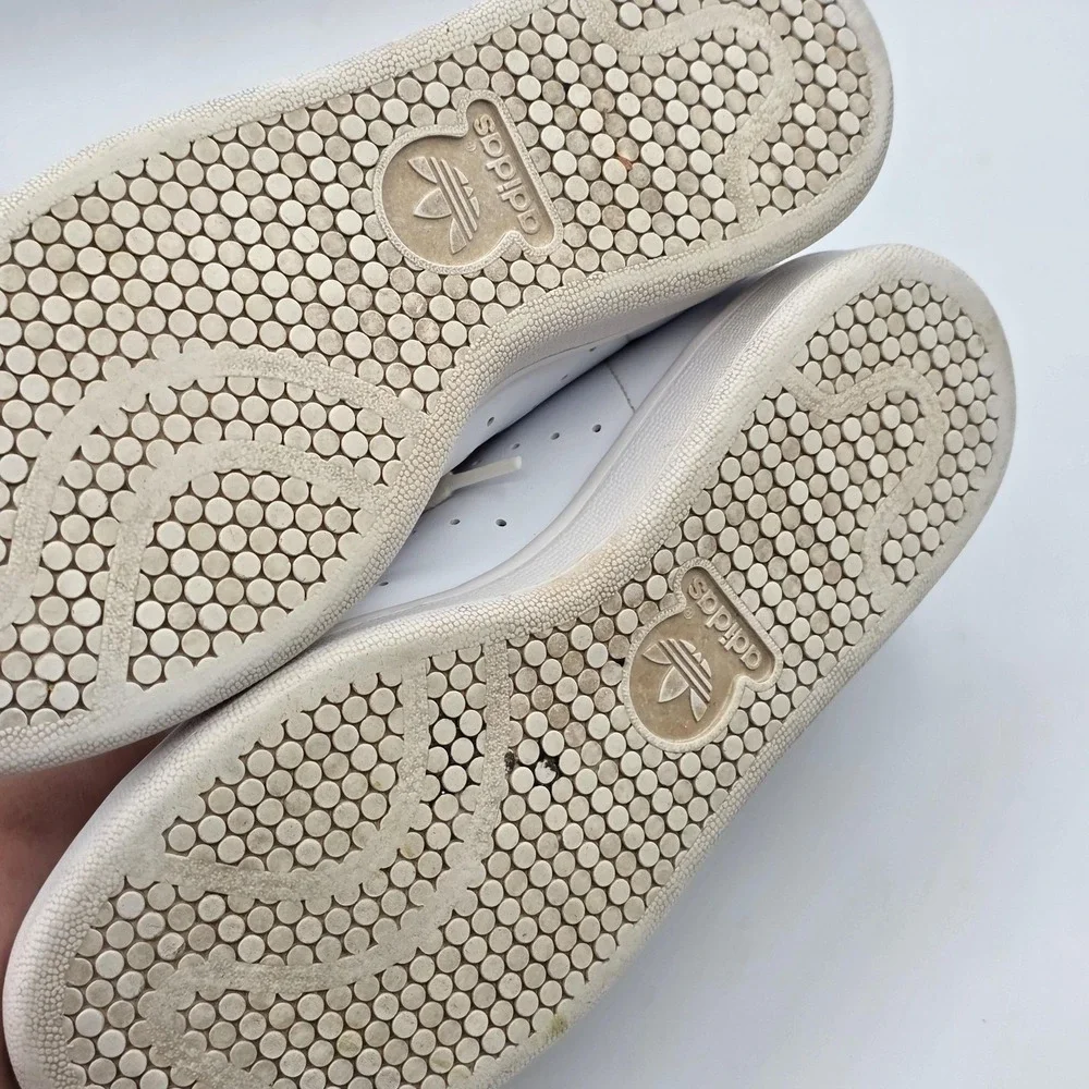 Adidas‎ Stan Smith Shoes Womens Size 6 White Leather Tennis Sneakers Q47225