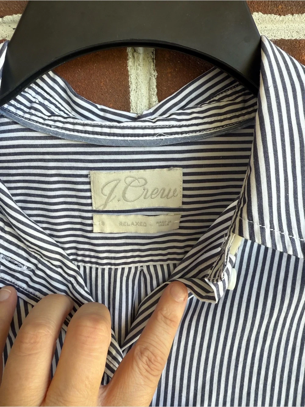 J. Crew crisp vertical