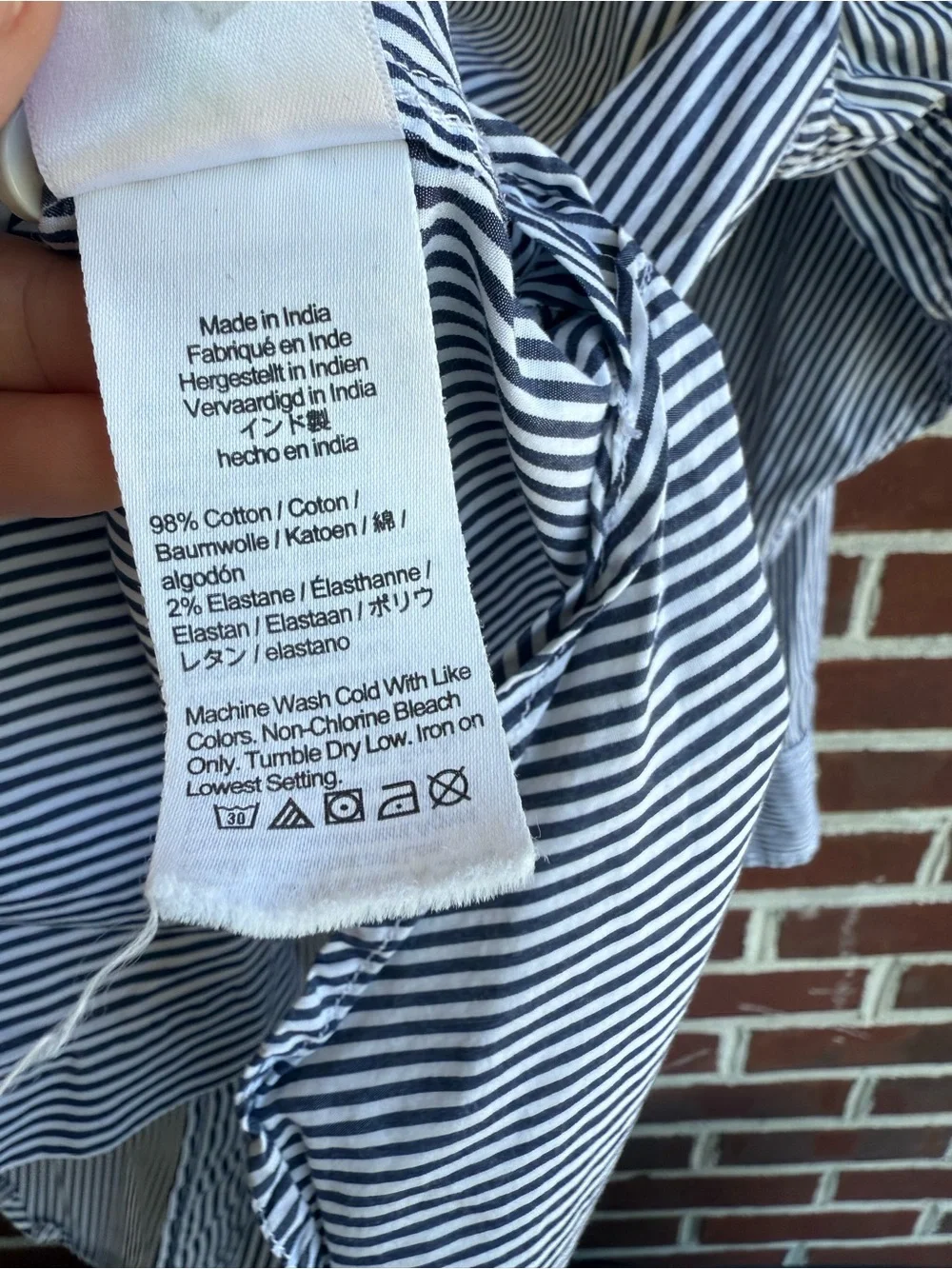 J. Crew crisp vertical