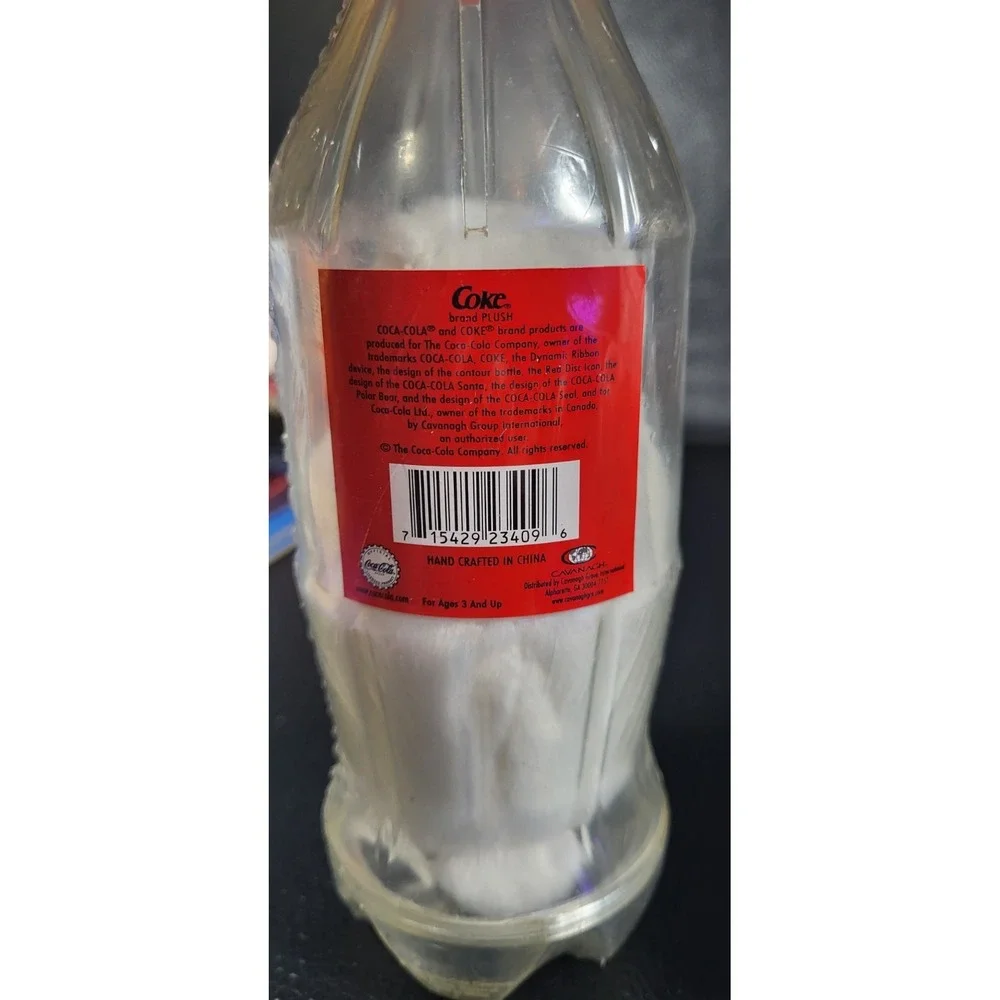 Coca-Cola‎ Collectible Polar Bear in Bottle Coin Bank Unopened Sealed New