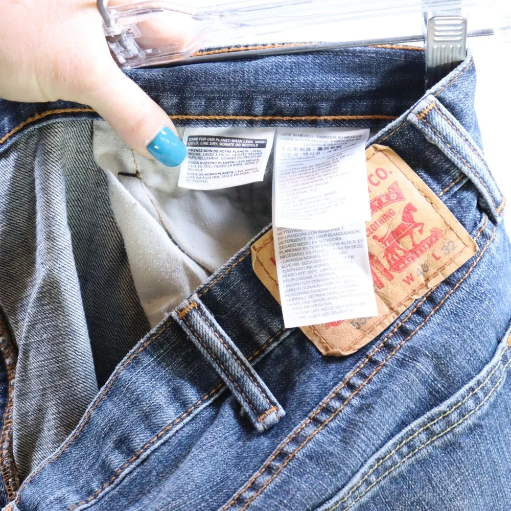 Levi's‎ 559 Relaxed Straight Jeans 40x32 Blue Mens Denim Classic