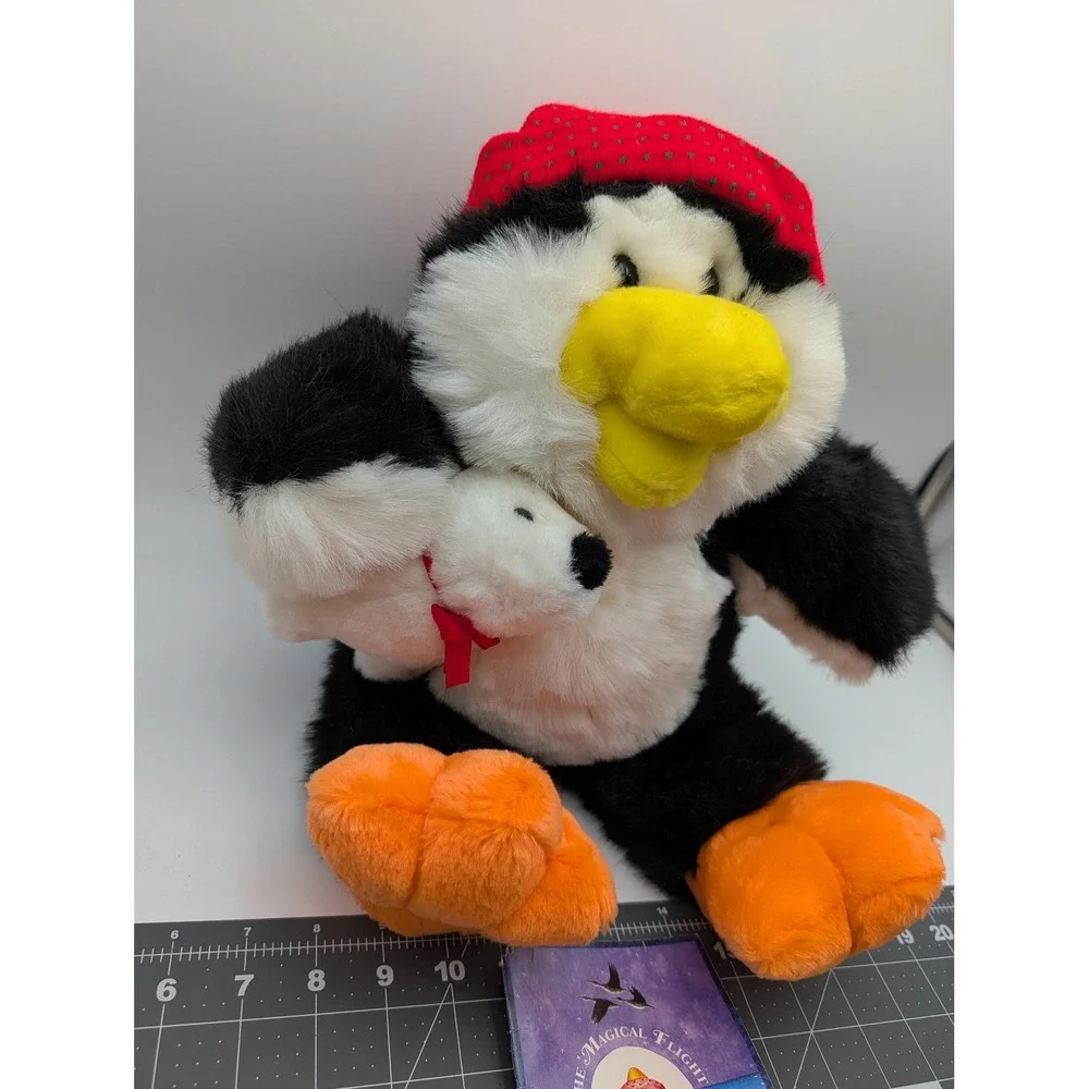 Commonwealth Waddles Penguin Shivers Seal Plush Black White Book 1993