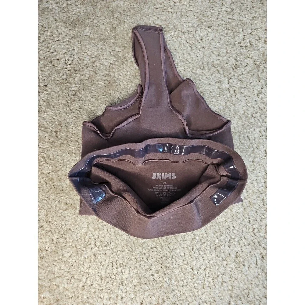 Skims Core Control Thong Cocoa Size Small Medium