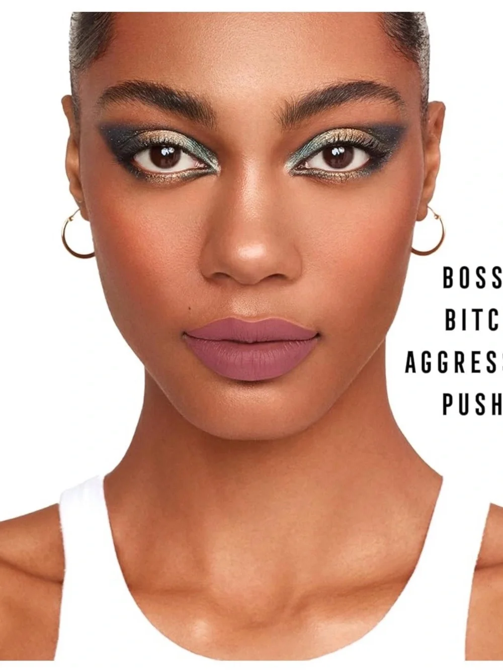 Bossy Vegan Pressed Powder 8-Item Eyeshadow, Blush & Highlighter Palette