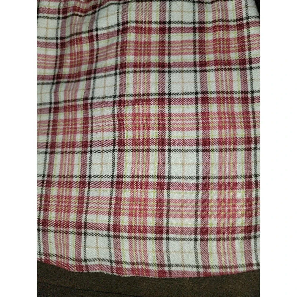 Janie‎ and Jack red holiday plaid Christmas dress size 6 12 months