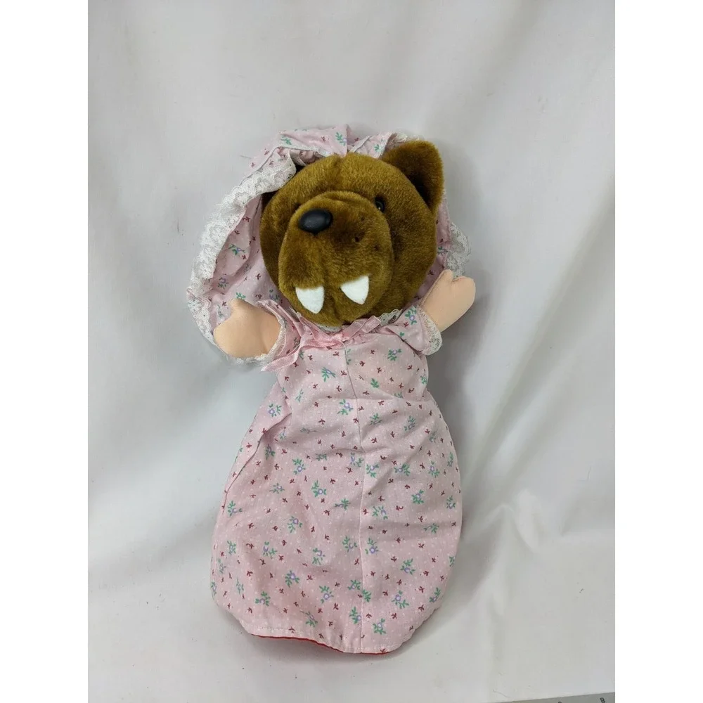 Kappelhof Little Red Riding Hood Plush Reversible Wolf Grandma 12‎ Inch Stuffed