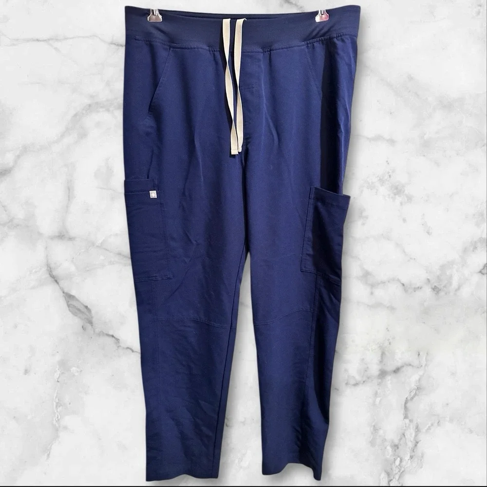 Figs Technical Collection‎ Men's Cargo Scrub Pants Style T2001 Blue size Large