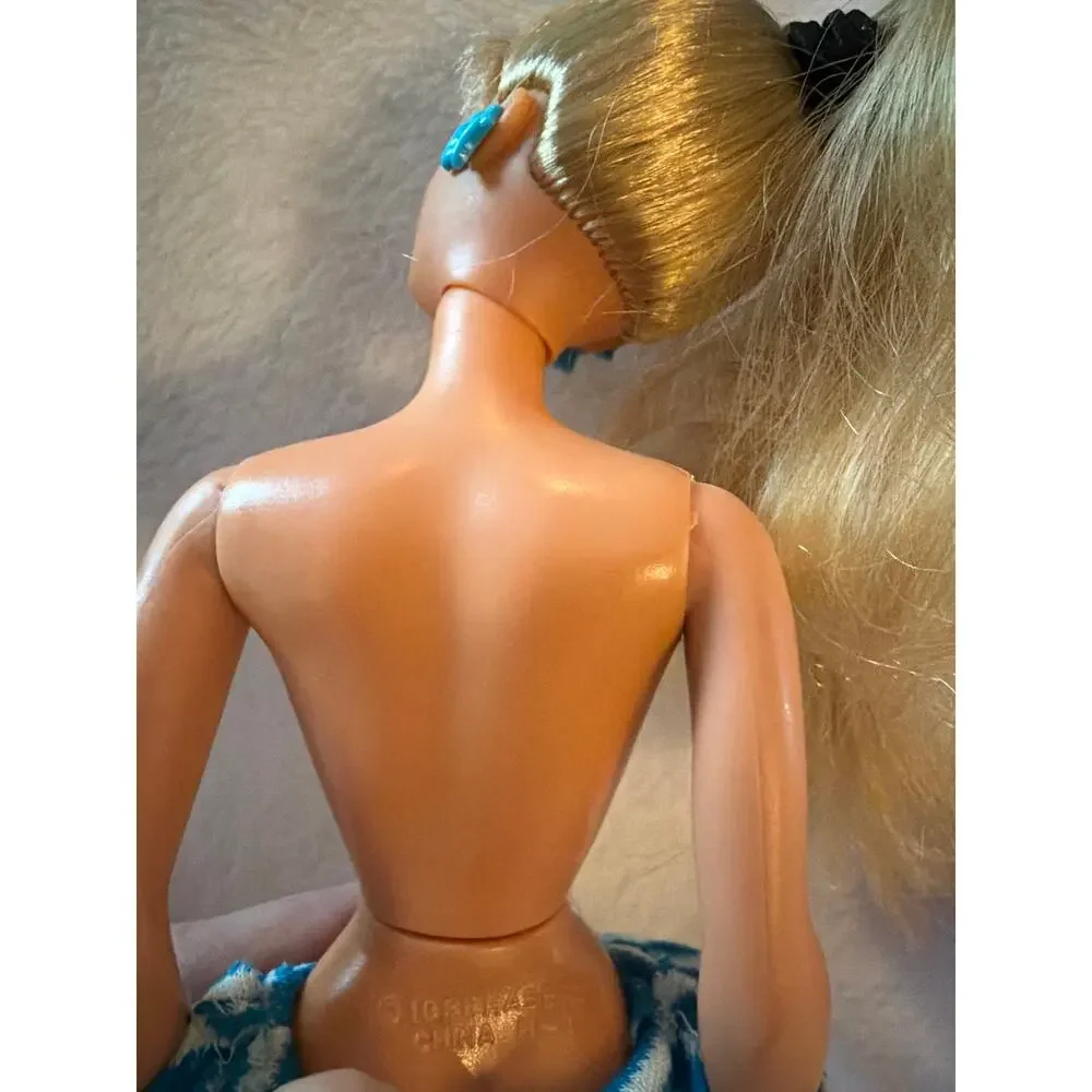 Vintage 1988 Hasbro Maxie Doll Maxie's World Varsity Cheerleader Outfit Blonde