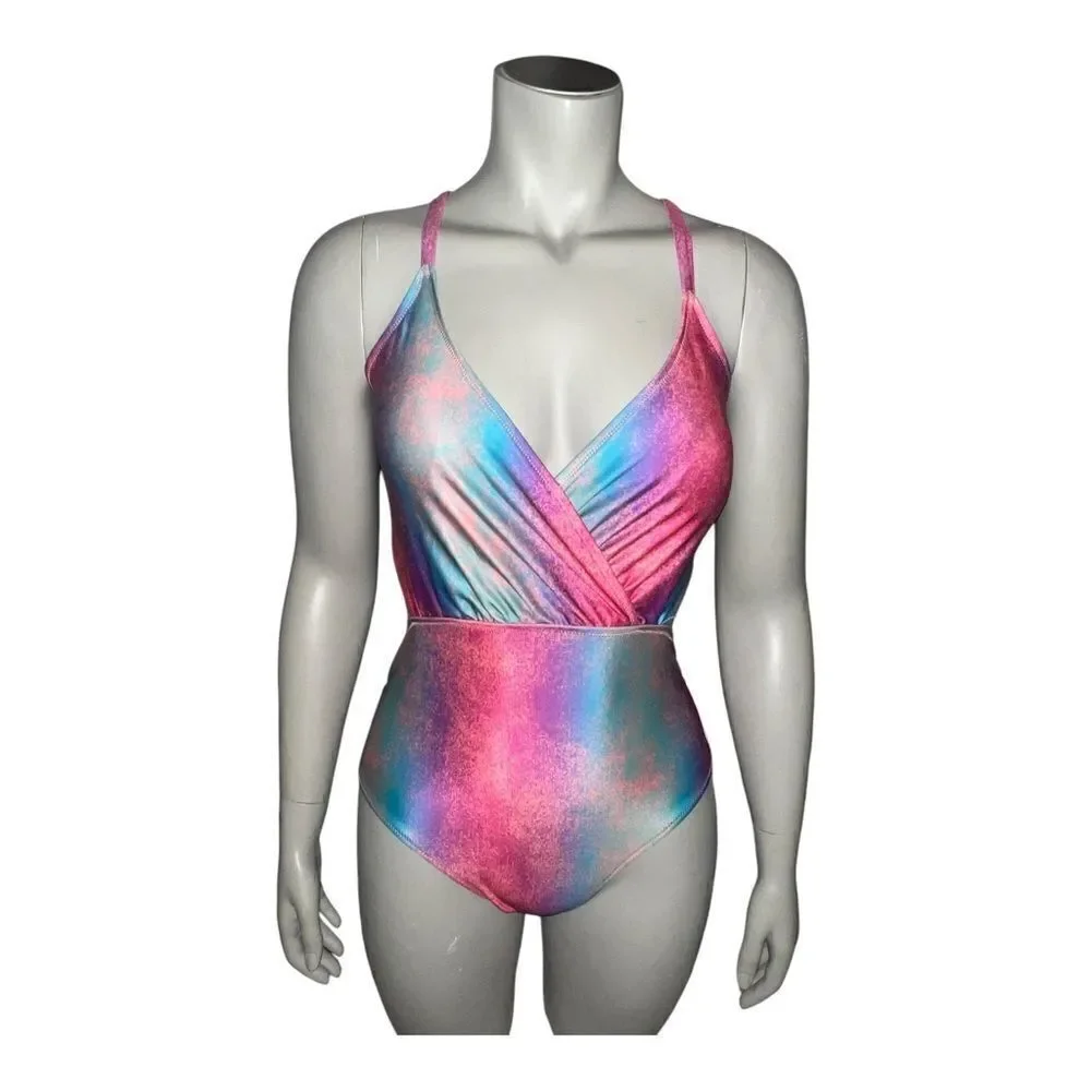 Born Primitive Multicolor Isle One Piece Swimsuit Small New