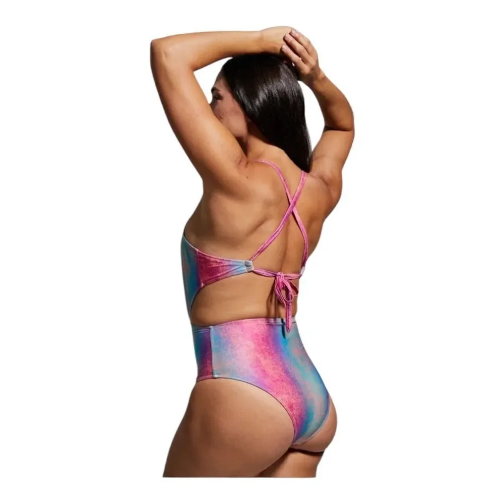 Born Primitive Multicolor Isle One Piece Swimsuit Small New