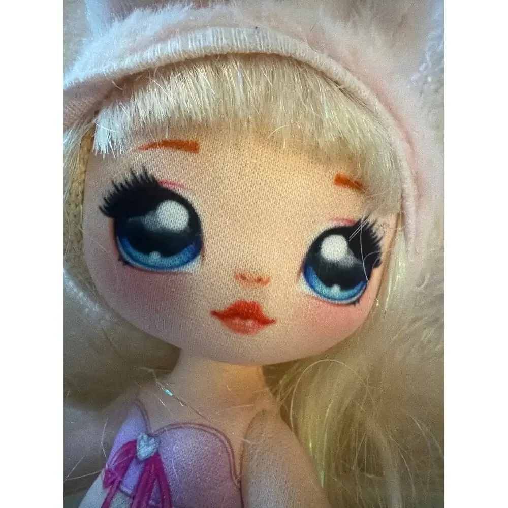 Na Na Na Surprise Bunny Plush Fashion Doll Blonde Hair Pink Outfit MGA 7