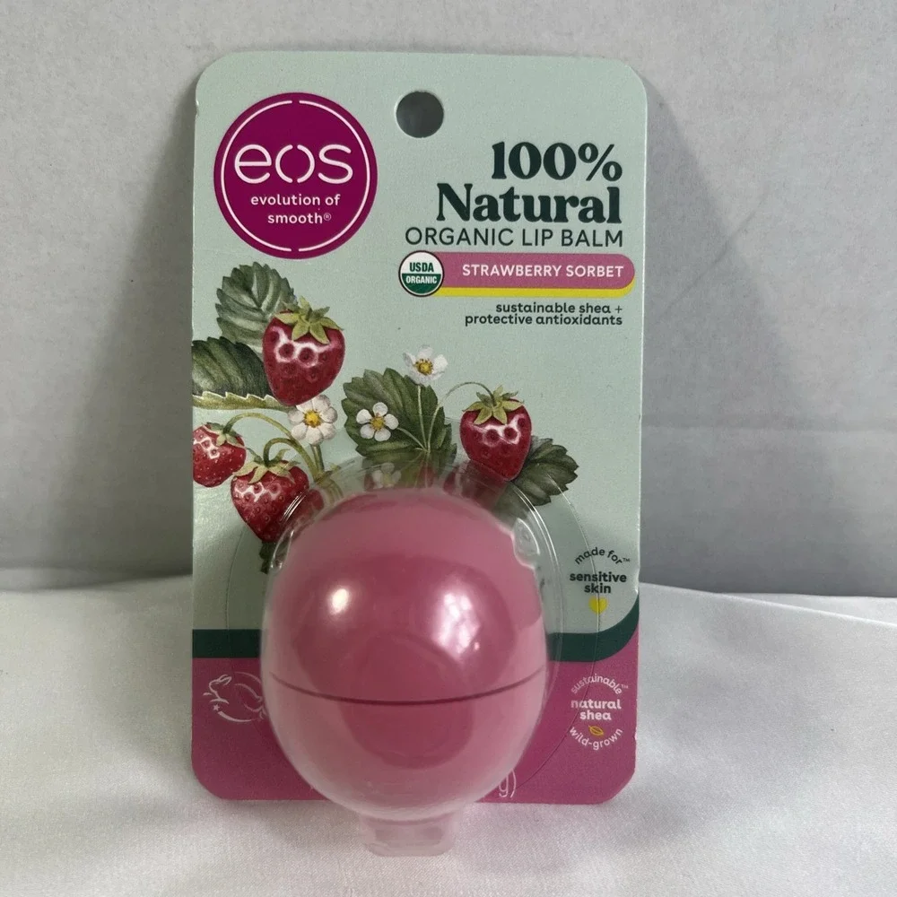 NEW  EOS Strawberry Sorbet