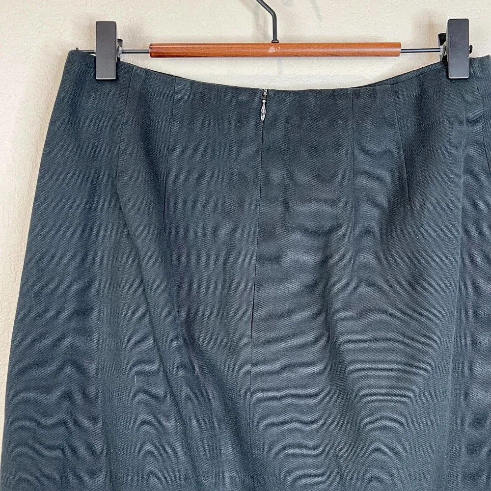 Dries Van Noten Womens Straight and Pencil Skirt‎ Knee Length Size 40 Black