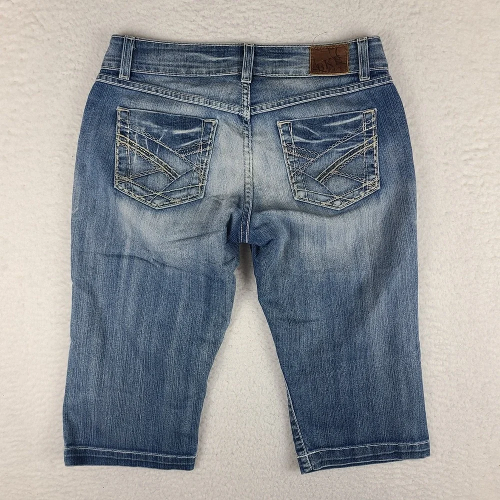 Buckle Denim Jeans Shorts Womens 29 Blue Culture‎ Bermuda Capri 16