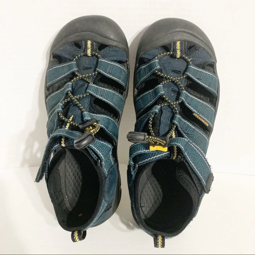 Keen 9212 CS 1009 Newport Suede and Nylon Slip-on Waterproof Shoes Rubber Sole