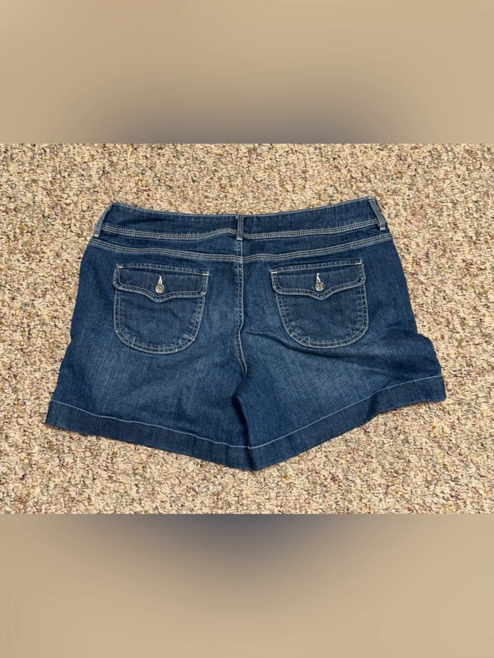 Women's size 14‎ shorts Apt. 9 Dark Blue Denim Women's Jean Shorts