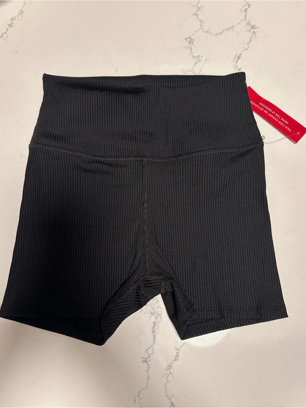 CARBON38 Black Ribbed Shortie