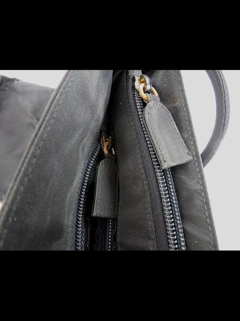 Prada black nylon
