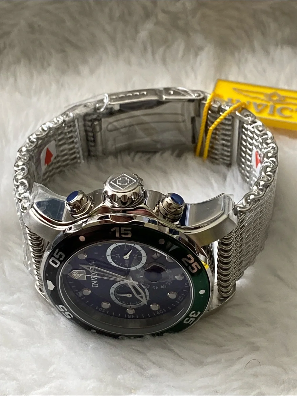 Invicta chronograph green
