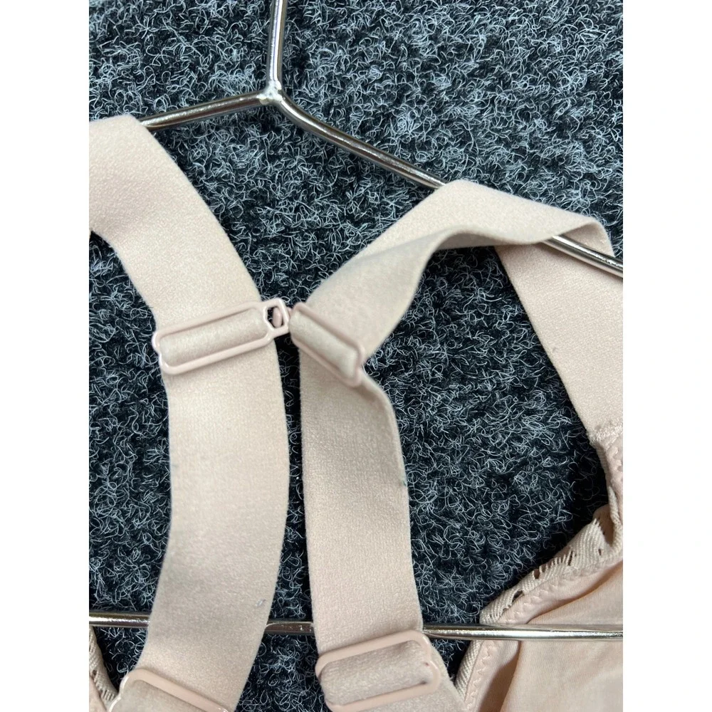 Chantelle C Magnifique Front Closure Lace Bra 38DD  Nude 13F6 Racerback