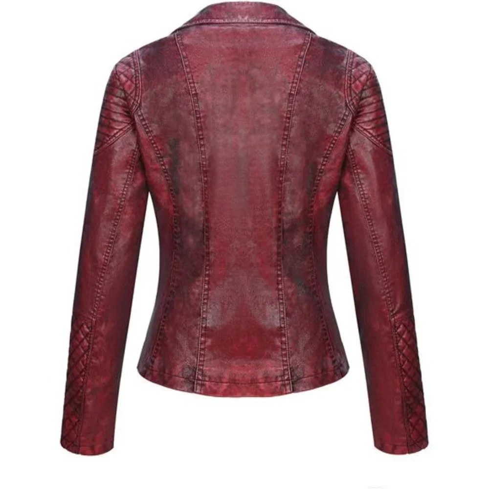 N/A red faux