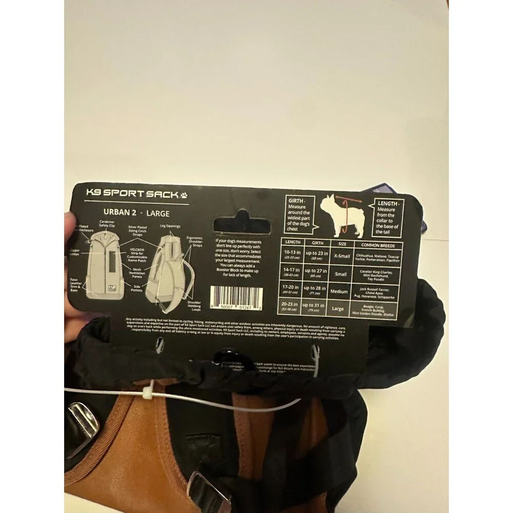 K9 Sport Sack nwt k9