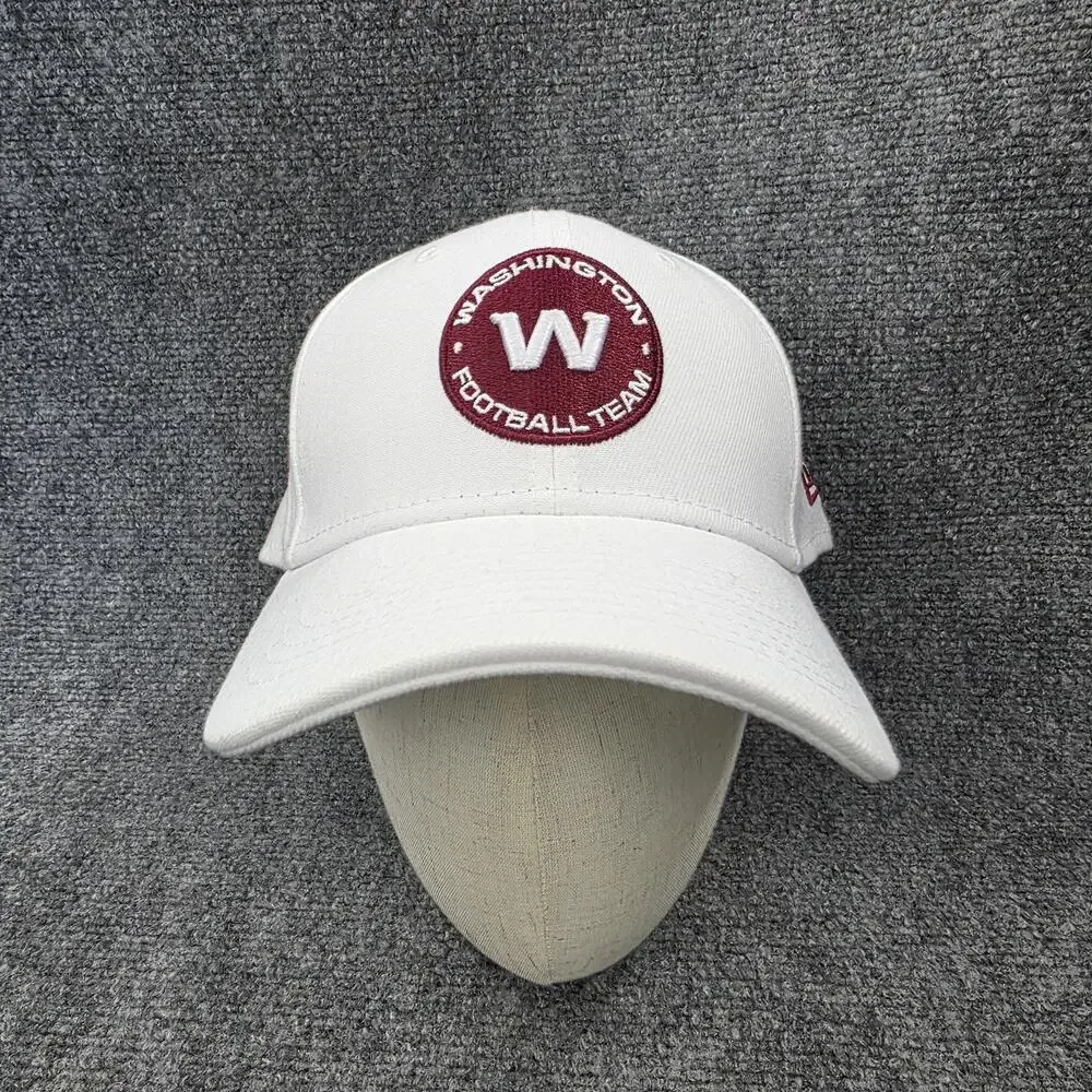 Washington Football Team Hat Cap Fitted Mens Large/XL White NFL Football New Era