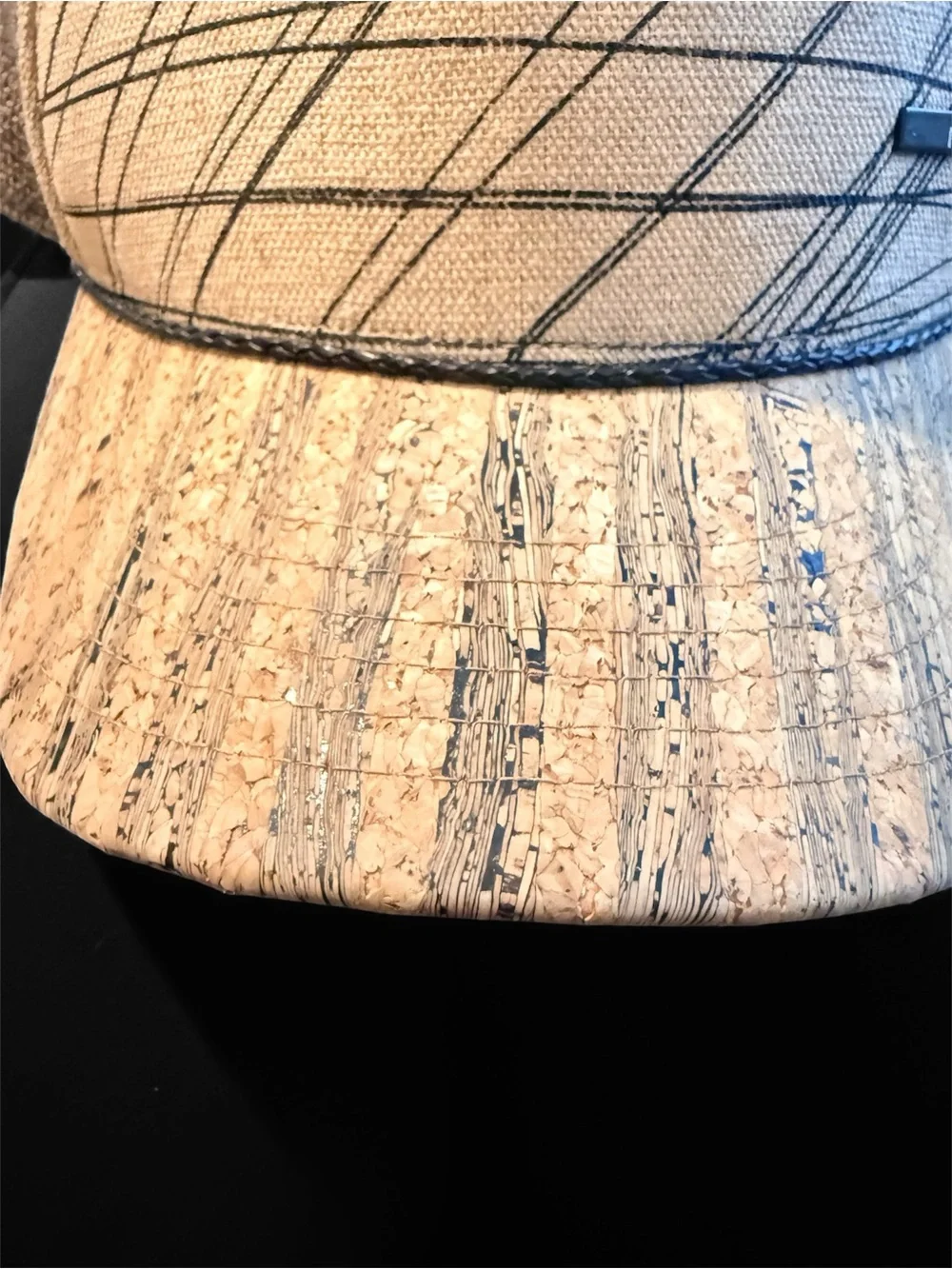 Nobis  5 panel cork and linen cap