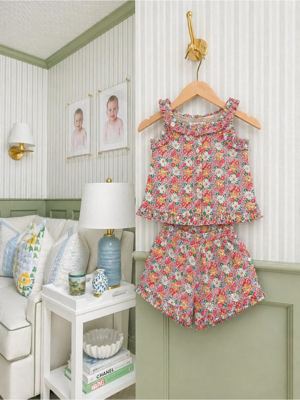 Minnow Floral Girls Set size 13/14 Big Girl Outfit Brand new