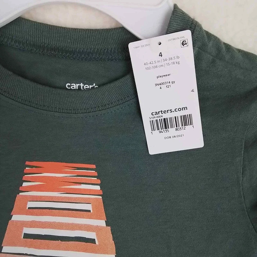 Carters 100% cotton true