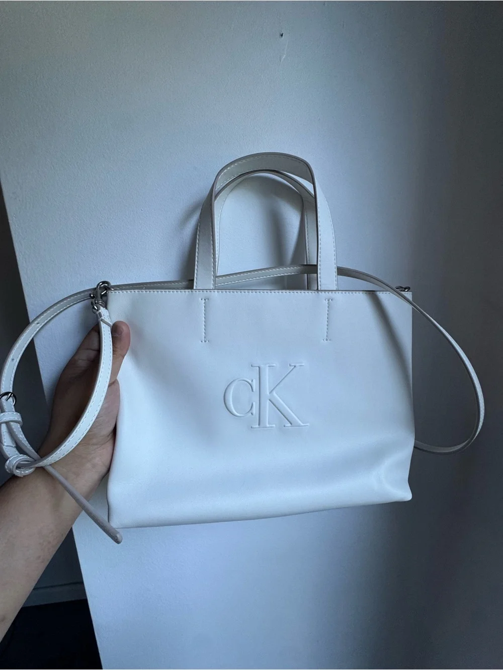 Calvin Klein structured white