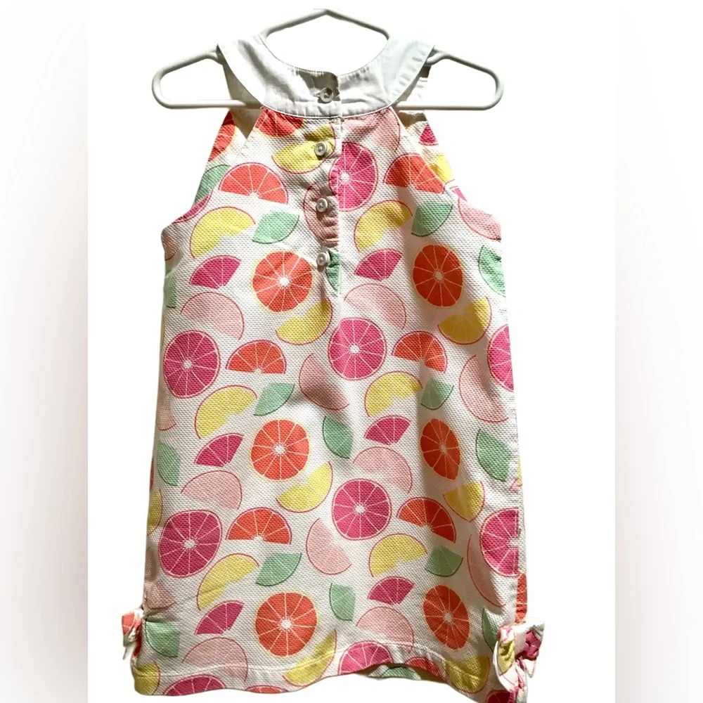 Gymboree Girls Summer Dress Fruit‎ Pattern Multicolor